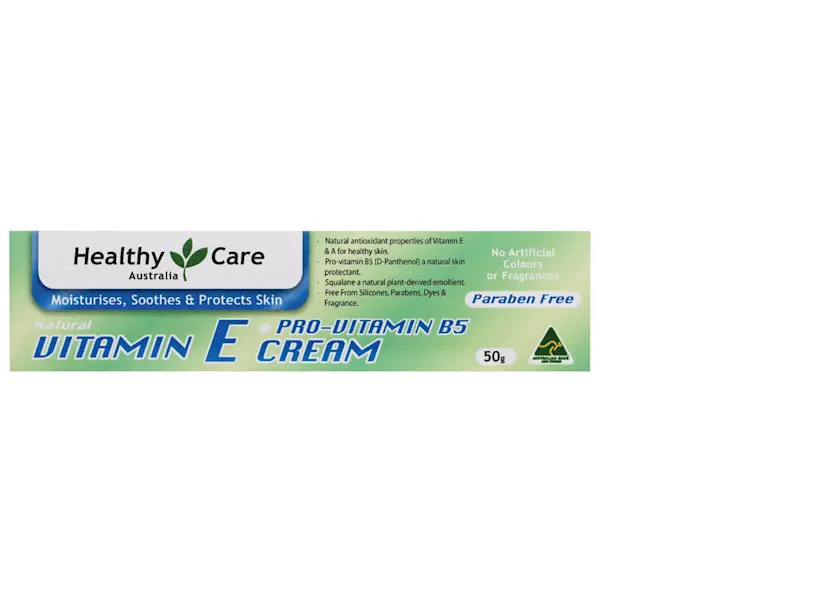 Healthy Care Vitamin E + Pro Vitamin B5 Cream 50g Authentic & Premium Global Shopping