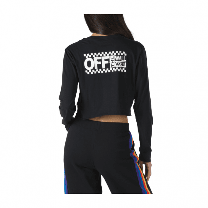 AVENUE LONG SLEEVE BLACK CROP