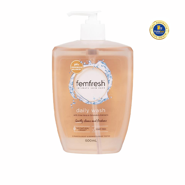Dung dịch vệ sinh phụ nữ Femfresh Daily Wash 600ml