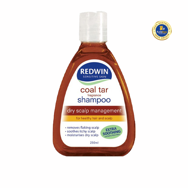 Dầu gội trị gàu và giảm nhờn da đầu Redwin Coal Tar Shampoo 250ml