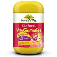 Nature's Way Kids Smart Vita Gummies Multi-Vitamin for Fussy Eaters 150 Pastilles Exclusive Size