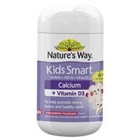 Kẹo dẻo bổ sung canxi Nature's Way Kids Smart Calcium + Vitamin D 50 Chewable Capsules