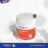 Viên uống bổ sung Vitamin E Healthy Care Vitamin E 500IU 200 viên