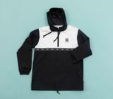 SKATE OVER BLACK/WHITE ANORAK