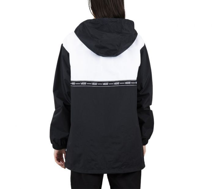 SKATE OVER BLACK/WHITE ANORAK