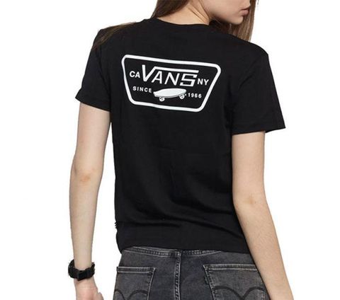 FULL PATCH BLACK CREW TEE