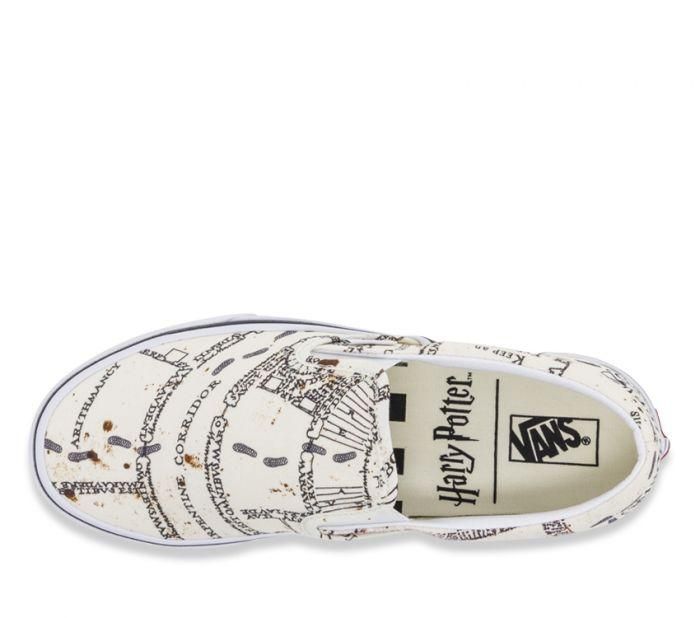 VANS X HARRY POTTER CLASSIC SLIP ON MARAUDERS MAP