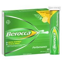 Berocca Mango & Orange Tablets 60 pack