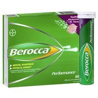 Berocca Raspberry Blackcurrant Tablets 60 pack