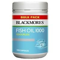 Blackmores Odourless Fish Oil 1000mg Bulk Pack 500 Capsules