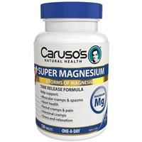 Carusos Natural Health Super Magnesium 120 Tablets
