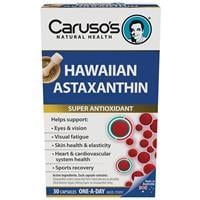 Carusos Natural Health Hawaiian Astaxanthin 30 Capsules
