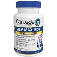 Carusos Natural Health MSM Max 1500mg 120 Tablets