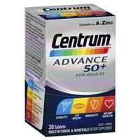 Viên uống bổ sung vitamin tổng hợp cho người trên 50 tuổi Centrum Advance 50+ 30 viên