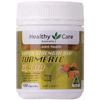 Healthy Care Turmeric 3100 100 Capsules