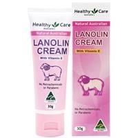 Healthy Care All Natural Lanolin Cream Tube 30g