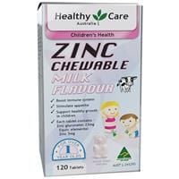 Viên uống bổ sung Kẽm cho bé Healthy Care Zinc Milk Flavour 120 viên