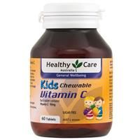 Healthy Care Kids Vitamin C 60 Chewable Tablets