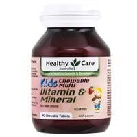 Healthy Care Kids Vitamin & Mineral Multi 60 Chewable Tablets