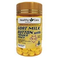 Healthy Care Goat Milk Buttons with Manuka Honey 150 Chewable Buttons