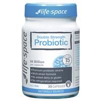 Viên uống vi sinh cho người lớn Life-Space Double Strength Probiotic 30 viên