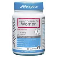 Viên uống vi sinh đường tiết niệu cho phụ nữ Life-Space Urogen Probiotic for Women 60 viên