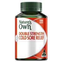 Nature's Own Double Strength Cold Sore Relief L-Lysine 1000mg 100 viên