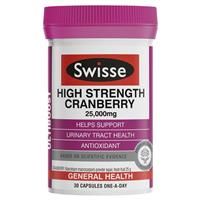Swisse Ultiboost High Strength Cranberry 25,000mg 30 Capsules