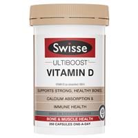 Swisse Ultiboost Vitamin D 250 Capsules