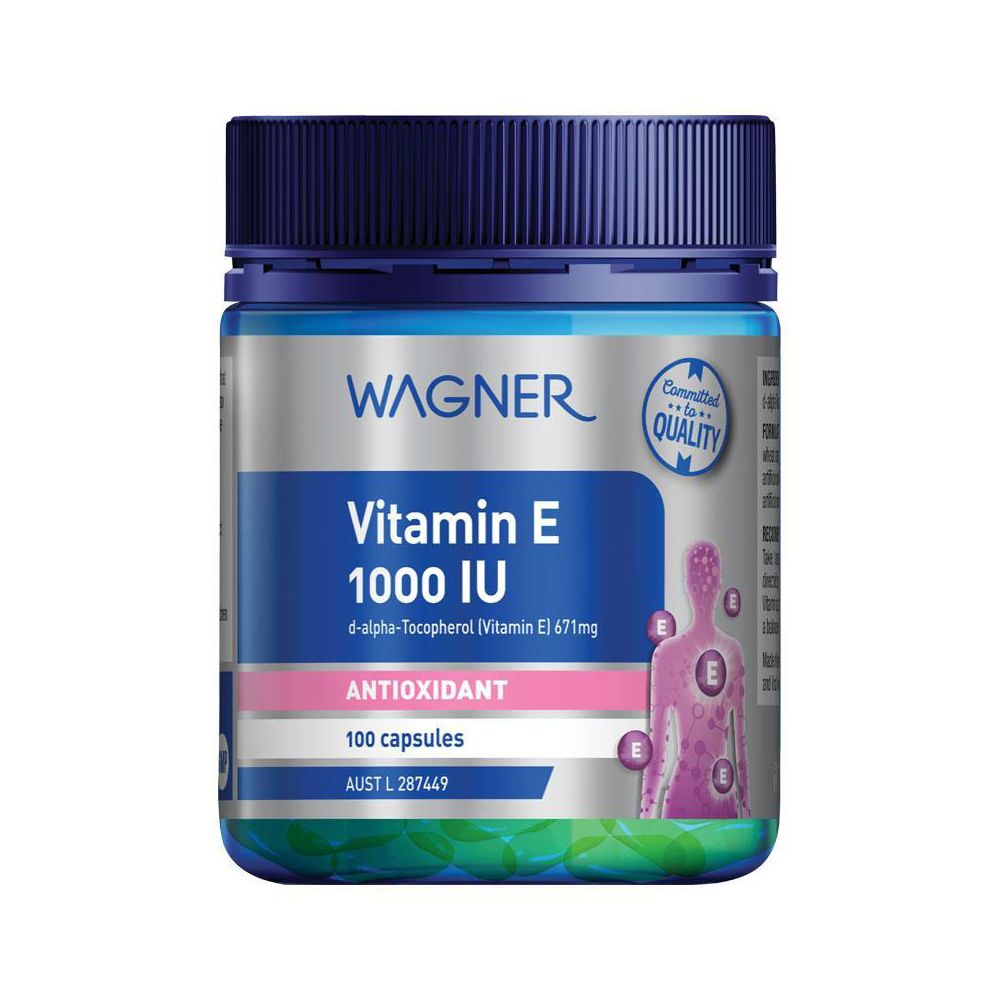 Wagner Vitamin E 1000IU 100 Capsules
