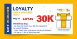 VOUCHER TRI ÂN - HÀNG NGÀN ƯU ĐÃI