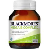Viên uống bổ sung Vitamin B tổng hợp Blackmores Mega B Complex Energy Support 75 viên
