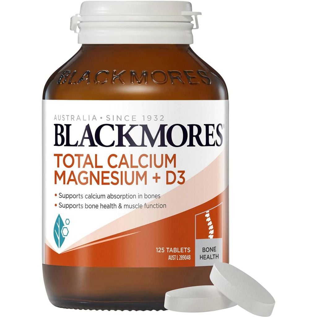 Blackmores Total Calcium + Magnesium + D3 125 viên