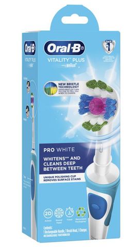 Bàn chải đánh răng điện Oral B Vitality Power Toothbrush Pro White