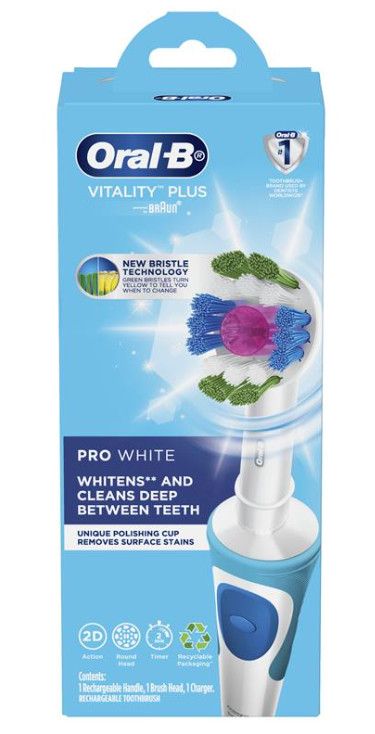Bàn chải đánh răng điện Oral B Vitality Power Toothbrush Pro White