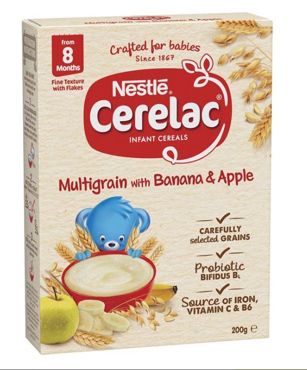 Cerelac Infant Cereal Banana & Apple 200g