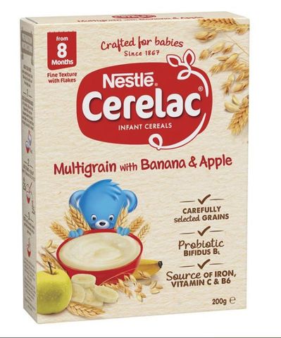 Cerelac Infant Cereal Banana & Apple 200g