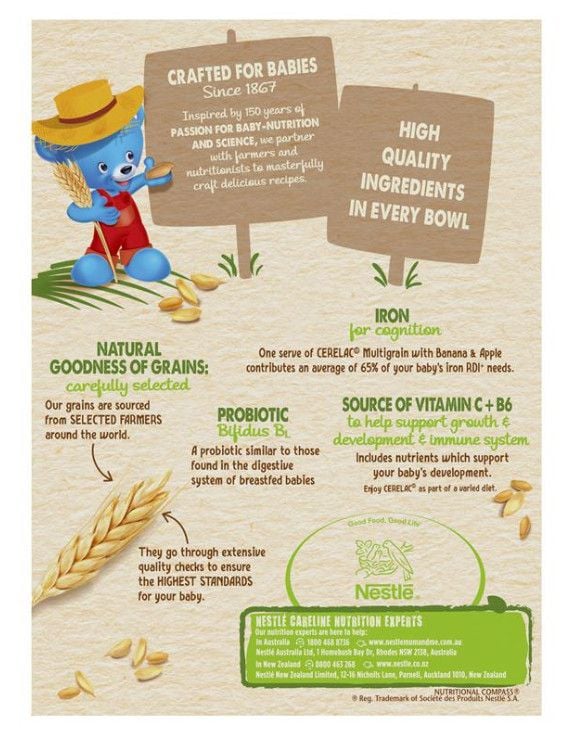 Cerelac Infant Cereal Banana & Apple 200g