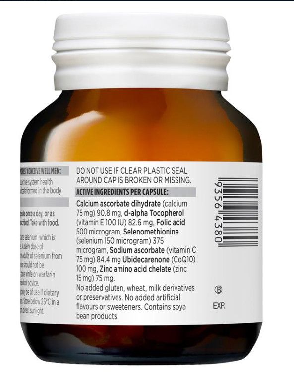 Blackmores Conceive Well Men 28 Capsules