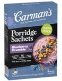 Carman's Porridge Sachets Blueberry Crumble 6 Pack