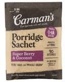 Carman's Super Berry & Coconut Gourmet Porridge Sachets 320g