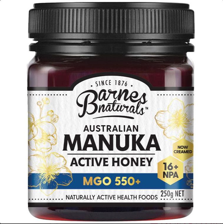Barnes Naturals Australian Manuka Honey 250g MGO 550+
