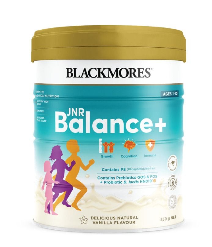 Sữa bột Blackmores cho bé từ 1-10 tuổi Blackmores JNR Balance+ 850g