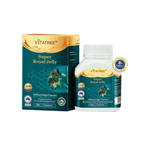 Viên uống sữa ong chúa Vitatree Royal Jelly 100 viên