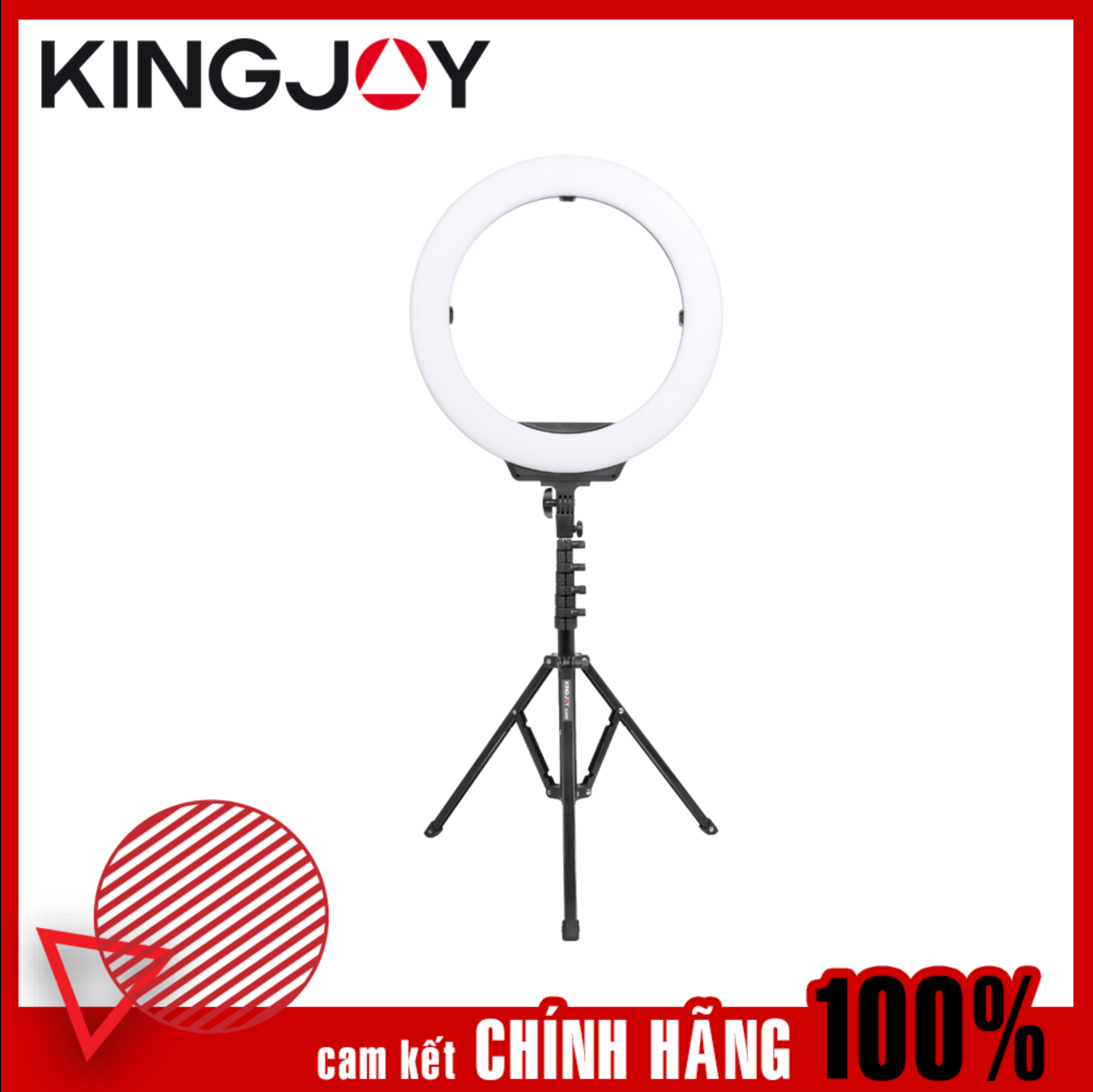R119+FL2019 – Kingjoy 19” LED Video Ring Light with Light Stand (FKR19) - Đèn Led Kingjoy R119 kèm chân đèn FL2019 | Dùng trong Studio , Livestream , Quay Phim