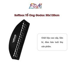Sofbox Tổ Ong Godox 30X120 dùng trong livestream và quay chụp chuyên nghiệp Ecom Studio