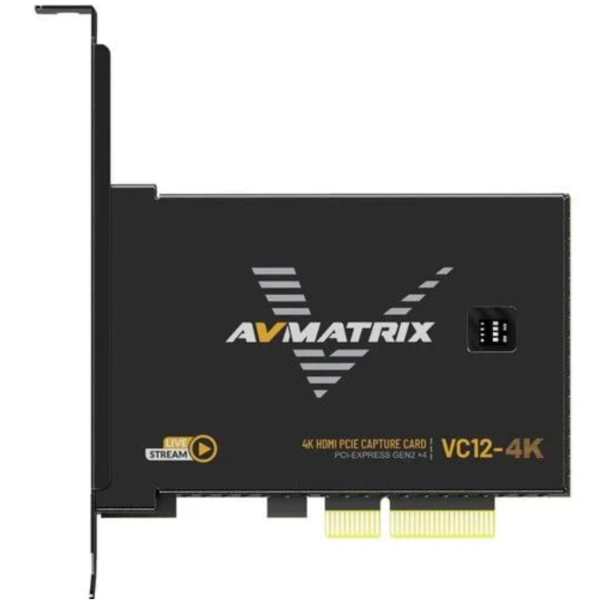 VC12-4K 4K HDMI PCIE Capture Card - Thẻ capture PCIe độ phân giải 4K qua kết nối HDMI | Sử dụng ghi lại , Truyền tải hình ảnh , Âm thanh từ video HDMI sang máy tính | Dùng truyền trực tuyến