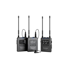 Saramonic UwMic9S Kit2 – UHF 96 Kênh. Dành Cho Máy Ảnh DSLR Nikon Canon Sony, Video, Ghi Hình, Phỏng Vấn, ENG, Micrô Phát Trực Tiếp