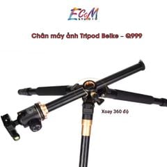 Chân máy ảnh chuyên nghiệp Tripod Beike – Q999 dùng trong livestream và quay chụp chuyên nghiệp Ecom Studio
