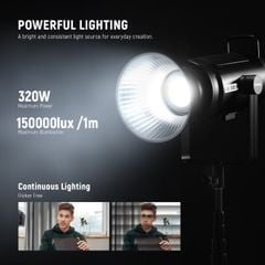 Đèn Led Neewer CB300B 320W Bi Color Continuous LED Video Light dùng trong livestream và quay chụp chuyên nghiệp Ecom Studio